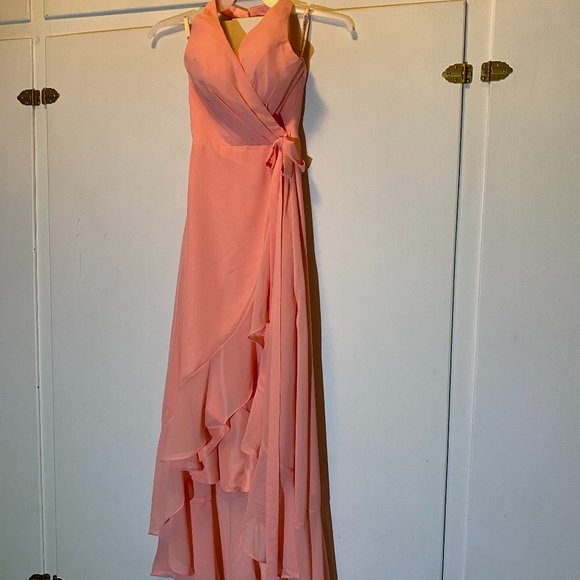 Loyeloy Dresses & Skirts - Loyeloy Wrap Halter Bridesmaid /Prom Dress